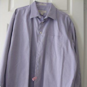 Men's Dress Shirt Purple 18.5